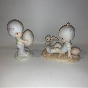 Lot Of Two Football Precious Moments W/boxes